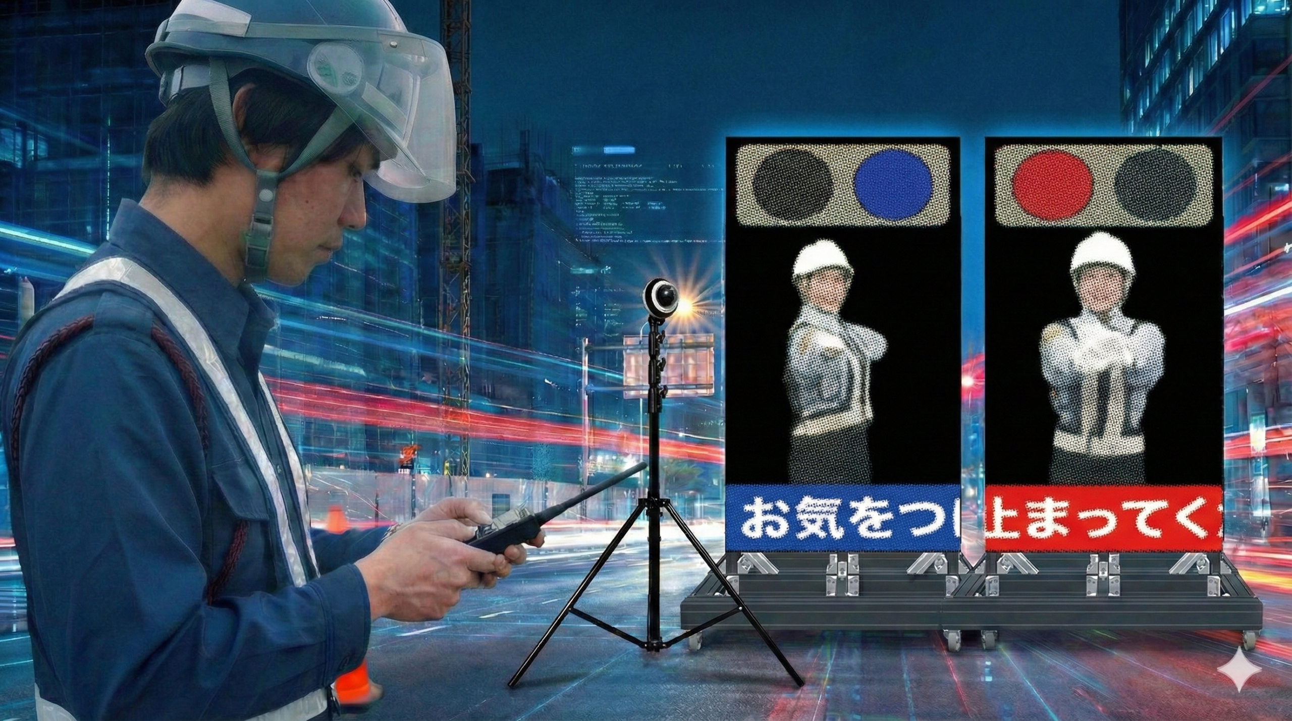 AI交通誘導システム KB-eye